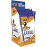 PENNA A SFERA BIC CRISTAL LARGE PUNTA 1,6MM LINEA 0,60MM TRASLUCIDO COLORE BLU 880656