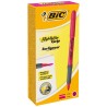 PENNARELLO FLUORESCENTE BIC Highlighter Grip Inchiostro a base d'acqua Linea 1,60 - 3,30 mm Colore ROSA 811934