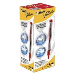 Pennarello Bic Velleda Tank Whiteboard Linea 2,3 mm Punta ogivale Colore ROSSO 902089