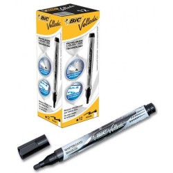 Pennarello Bic Velleda Tank Whiteboard Linea 2,3 mm Punta ogivale Colore NERO 902088