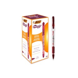 Bic Gel-Ocity Stic Penna Gel Retrattile Punta Fine 0,5 mm Inchiostro Gel Colore ROSSO 951764