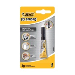 Bic Fix Strong Colla a Contatto Extra Forte 3gr Tappo Anti-intasamento 9017582