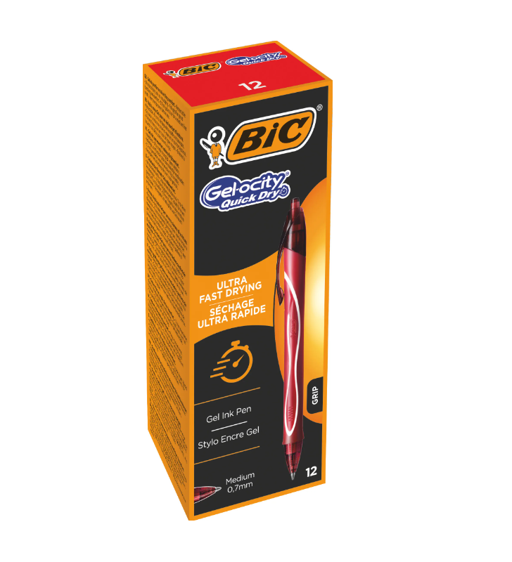 Gel-Ocity Penna gel retrattile ad asciugatura rapida Punta media 0,7 mm Inchiostro gel 949874 ROSA
