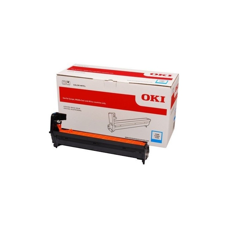 GRUPPO TAMBURO ORIGINALE OKI 46507307 C612 CIANO 30K