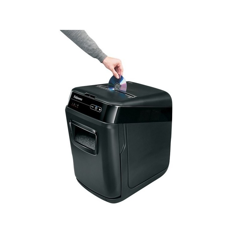 Distruggi documenti Fellowes AutoMax 200C Particelle Cut Aliment. automatica 200 fogli Slot manuale 10fogli 32L 4653601