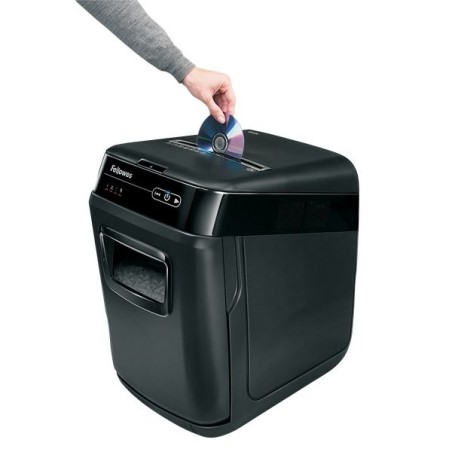 Distruggi documenti Fellowes AutoMax 200C Particelle Cut Aliment. automatica 200 fogli Slot manuale 10fogli 32L 4653601
