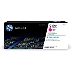 TONER ORIGINALE HP 212X W2123X MAGENTA COLOR LASERJET M554DN M555X