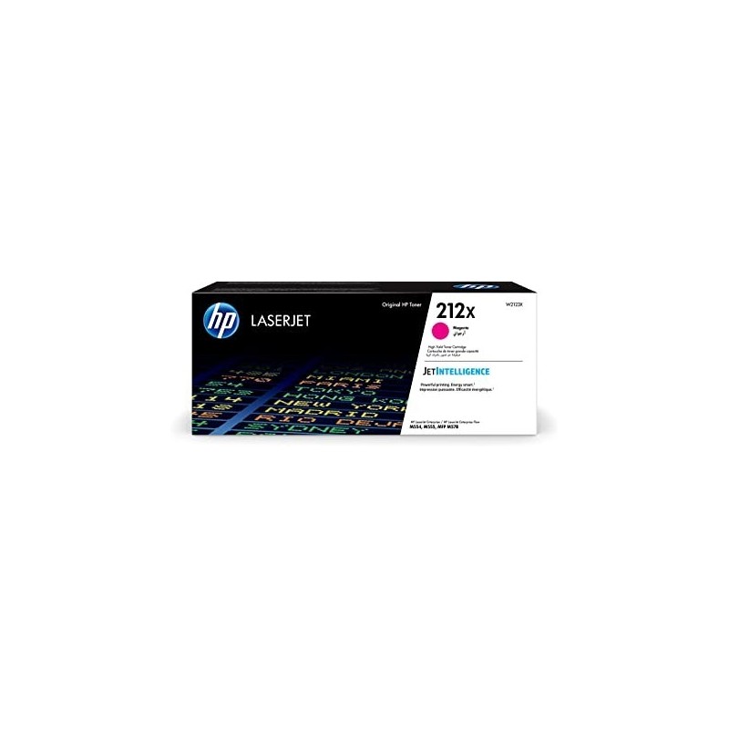 TONER ORIGINALE HP 212X W2123X MAGENTA COLOR LASERJET M554DN M555X