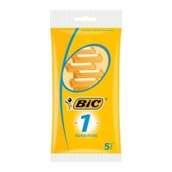 Bic Sensitive 1 Confezione da 5 Rasoi Monouso a 1 Lama 838521
