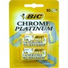 Bic Chrome Platinum Confezione da 2 Scatole da 5 Lame di Rasoio Double Edge BIC00001-5