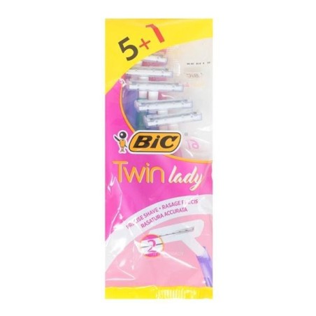 Bic Twin Lady Confezione da 5+1 Rasoi Monouso a 2 Lame 8268563
