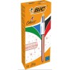 Bic 4 colori oro rosa penna a sfera retrattile punta media 1,0 mm inchiostro a base di olio fusto rosa metallizzato/bianco