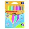 Bic Kids Plastidecor Scatola 12 matite a cera Colori pastello metallizzati Extra resistente 9339611