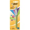 Bic 4 colori divertente penna a sfera retrattile punta media 1,0mm RosaViolaTurcheseVerde 887776