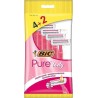 Bic Pure 3 Lady Conf. 4+2 Rasoi Monouso 3 Lame Striscia Lubrificante Aloe Vera 8729041