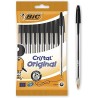 Bic Cristal Original Conf. 10 penne Punta tonda 1mm Linea 0,4mm NERO 830864