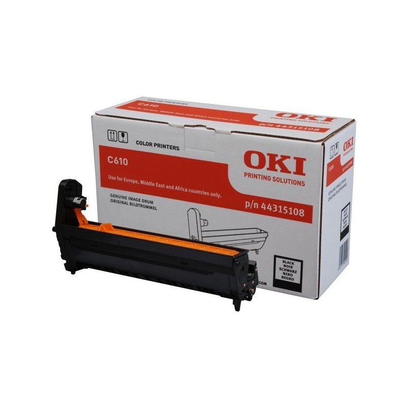 GRUPPO TAMBURO ORIGINALE OKI 44315108 C610 NERO