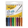 Bic Velleda 1741 Conf. 8 pennarelli per lavagna bianca Punta media Linea 1,4mm Cancellabilità ottimale 8755891