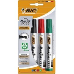 Bic Marking 2300 Ecolutions Confezione da 4 pennarelli indelebili Punta a scalpello 8803251