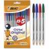 Bic Cristal Original 15+5 Conf. 20 Penne a Sfera Punta Rotonda 1,0mm Linea 0,4mm