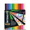 Bic Intensity Dual Tip Blister 12 pennarelli Punta fine 0,7mm punta a pennello