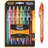 Bic Gel-Ocity Quick Dry Conf. 12 Penne Gel Retrattili Punta Media 0,7mm Gel Resistente alle Sbavature 964826