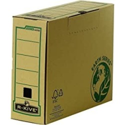 Fellowes Bankers Box Earth Final File Box A4 150mm Assemblaggio manuale Cartone riciclato certificato FSC Colore marrone