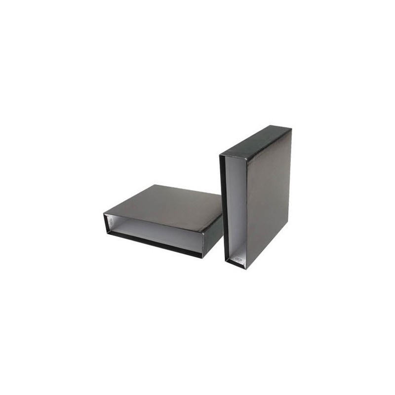 Scatola portadocumenti in cartone Esselte Dimensioni foglio Dorso 75mm Capacità 500 fogli Colore nero