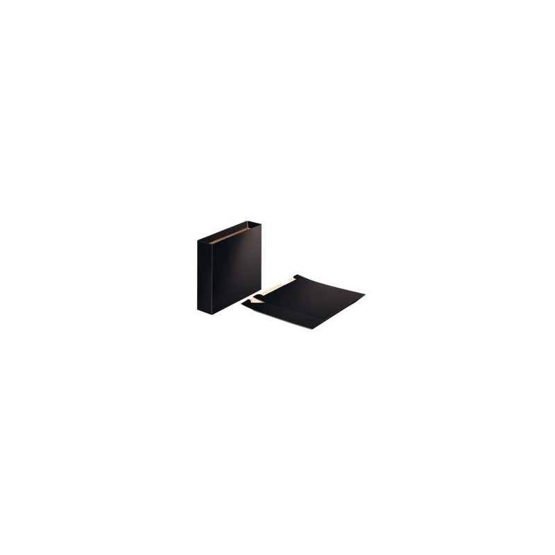 Scatola portadocumenti in cartone Esselte Dimensioni foglio Dorso 75mm Capacità 500 fogli Colore nero