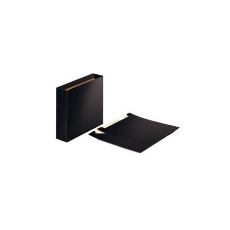 Scatola portadocumenti in cartone Esselte Dimensioni foglio Dorso 75mm Capacità 500 fogli Colore nero