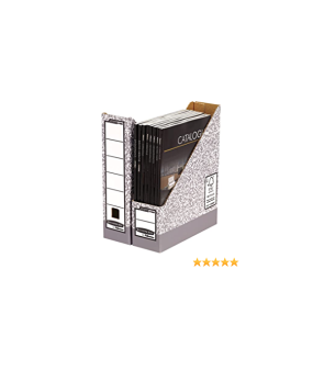 Portariviste Fellowes Bankers Box A4 80 mm Assemblaggio manuale Certificazione FSC in cartone riciclato Colore grigio 0186004
