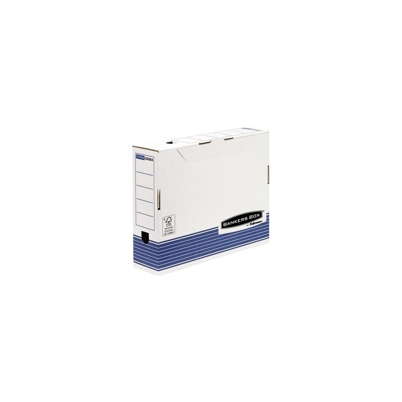 Fellowes Bankers Box Ultimate File Box 80 mm A4 - Fastfold Self Assembly - Cartone riciclato certificato FSC 0026401