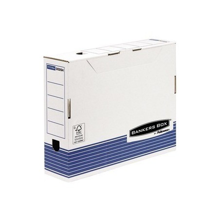 Fellowes Bankers Box Ultimate File Box 80 mm A4 - Fastfold Self Assembly - Cartone riciclato certificato FSC 0026401