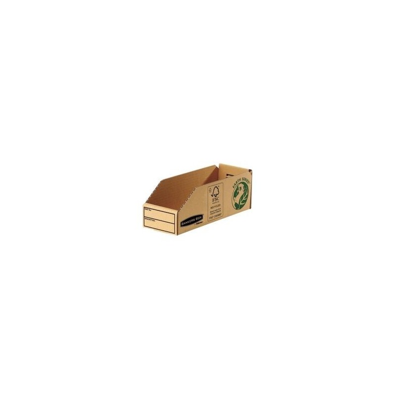 Fellowes Bankers Box Earth Final File Box A4 80 mm - Assemblaggio manuale Cartone riciclato certificato FSC Colore marrone