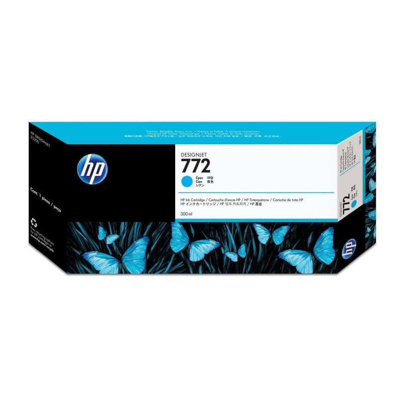 CARTUCCIA ORIGINALE HP CN636A 772 CIANO DesignJet Z5200