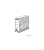 Fellowes Bankers Box Ultimate File Box 100 mm A4 Fastfold Self Assembly Cartone riciclato certificato FSC Colore grigio