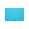Portadocumenti MKtape Flap Folder Chiusura ad Elastico Formato Folio Colore Blu Neon