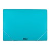 Portadocumenti MKtape Flap Folder Chiusura ad Elastico Formato Folio Colore Blu Pastello