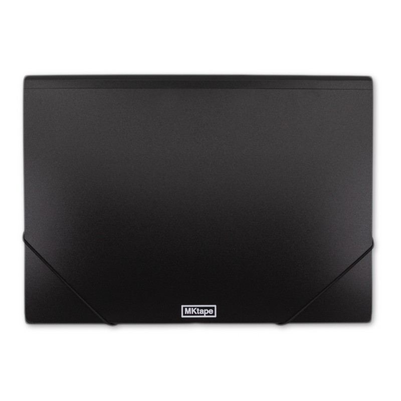Portadocumenti MKtape Flap Folder Chiusura ad Elastico Formato Folio colore NERO
