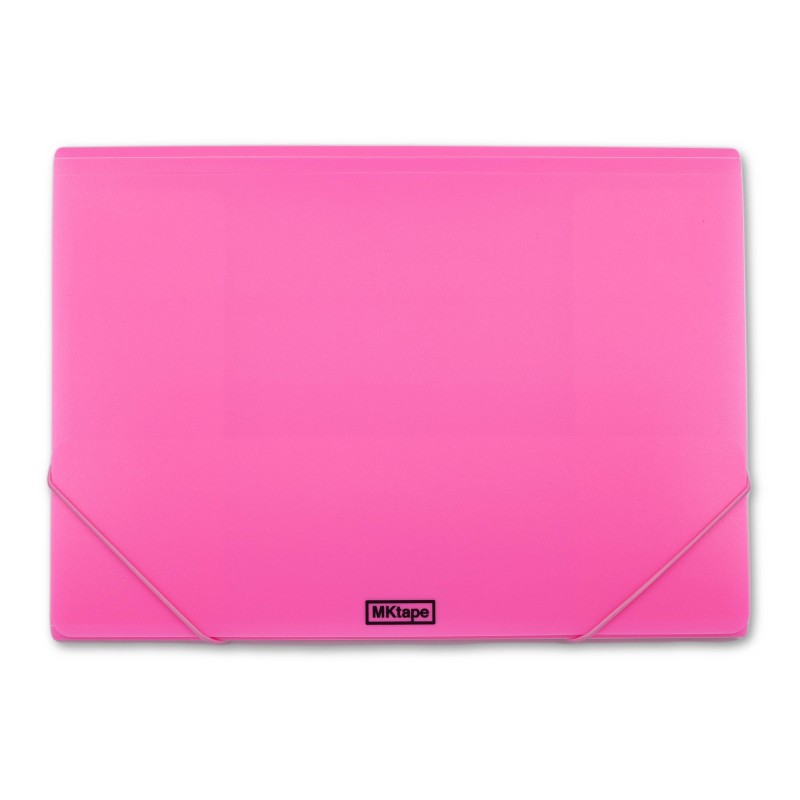 Portadocumenti MKtape Flap Folder Chiusura ad Elastico Formato Folio colore ROSA PALLIDO