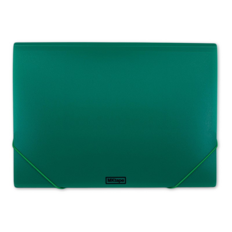 Portadocumenti MKtape Flap Folder Chiusura ad Elastico Formato Folio colore VERDE