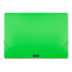 Portadocumenti MKtape Flap Folder Chiusura ad Elastico Formato Folio colore VERDE FLUORESCENTE