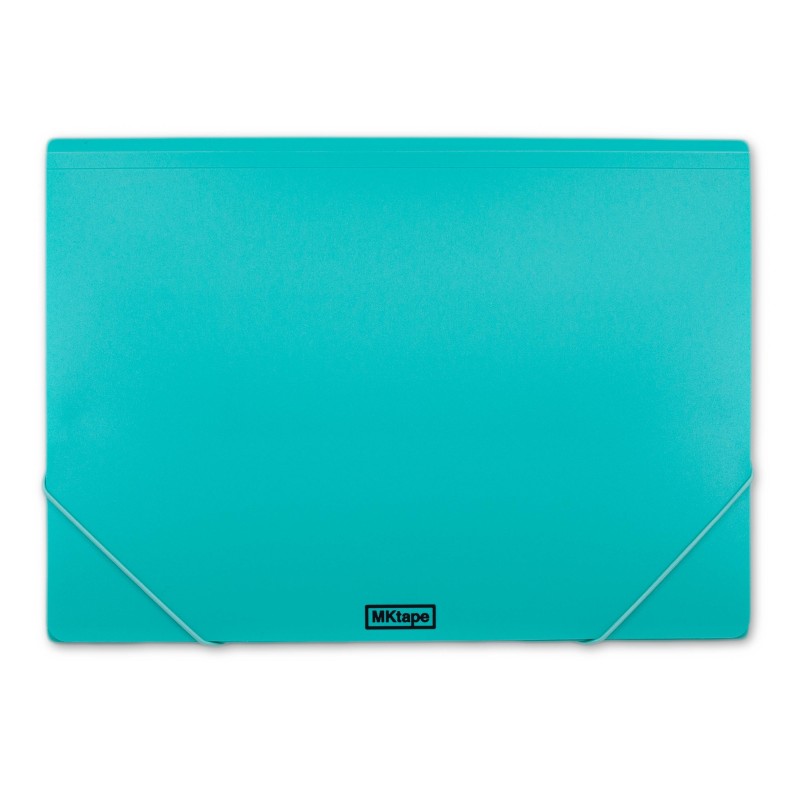 Portadocumenti MKtape Flap Folder Chiusura ad Elastico Formato Folio colore VERDE PASTELLO