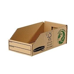 Fellowes Bankers Box Earth Vassoio di cartone da 147mm Cartone riciclato certificato FSC Colore marrone