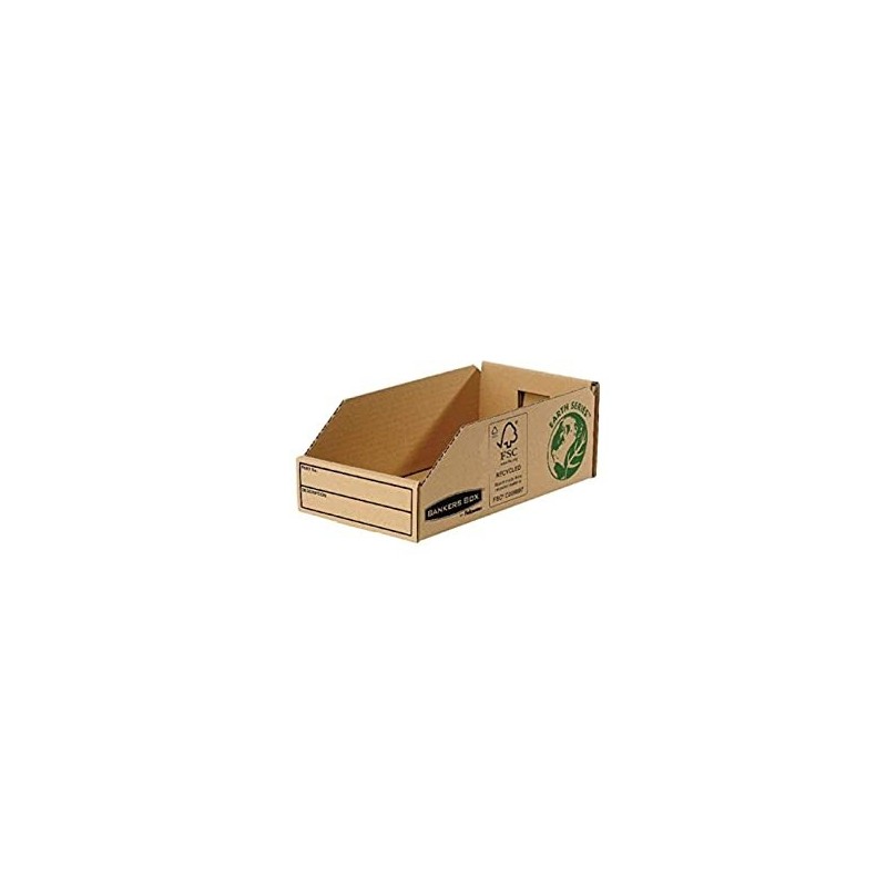 Fellowes Bankers Box Earth Vassoio di cartone da 147mm Cartone riciclato certificato FSC Colore marrone