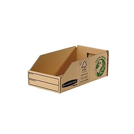 Fellowes Bankers Box Earth Vassoio di cartone da 147mm Cartone riciclato certificato FSC Colore marrone