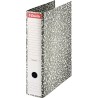 Raccoglitore ad arco a leva Esselte Cartone Formato Folio Dorso 75 mm Capacità 500 fogli Colore grigio marmorizzato