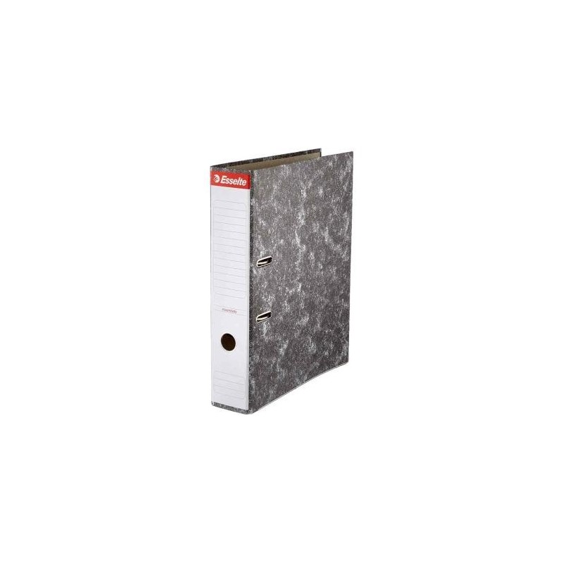 Raccoglitori ad arco a leva Esselte Lever Arch Formato A4 Dorso 75mm Capacità 500fogli Colore NERO MARMORIZZATO