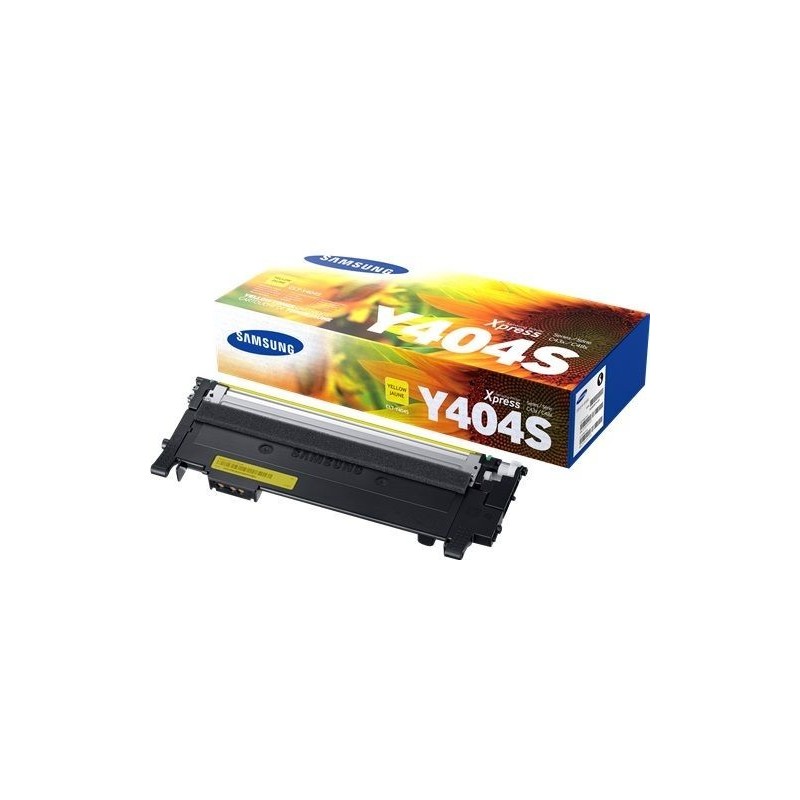 TONER ORIGINALE SAMSUNG CLT-Y404S Xpress CLP C430 C480 GIALLO 1K SU444A