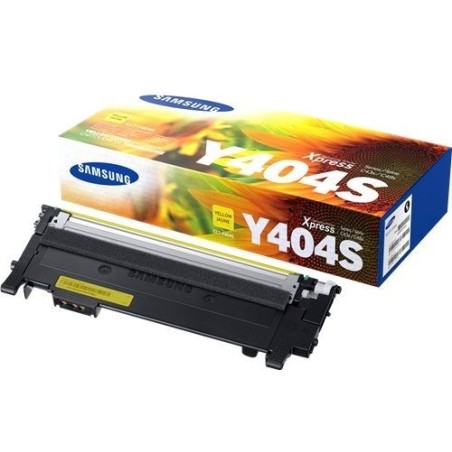 TONER ORIGINALE SAMSUNG CLT-Y404S Xpress CLP C430 C480 GIALLO 1K SU444A